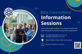 Bass Connections Information Sessions.